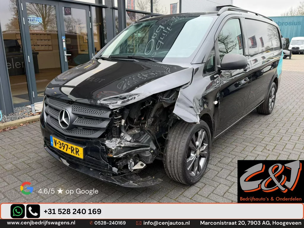 Mercedes-Benz Vito 116 CDI Lang schade, navi, cruise, airco, leer, 18 inch