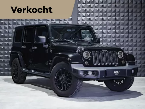 Jeep Wrangler Unlimited 3.8 Sahara | 18"| Morel Hifi | Camera | Trekh. | Leer | Stl. verw. | Rear Seat Entertainment |