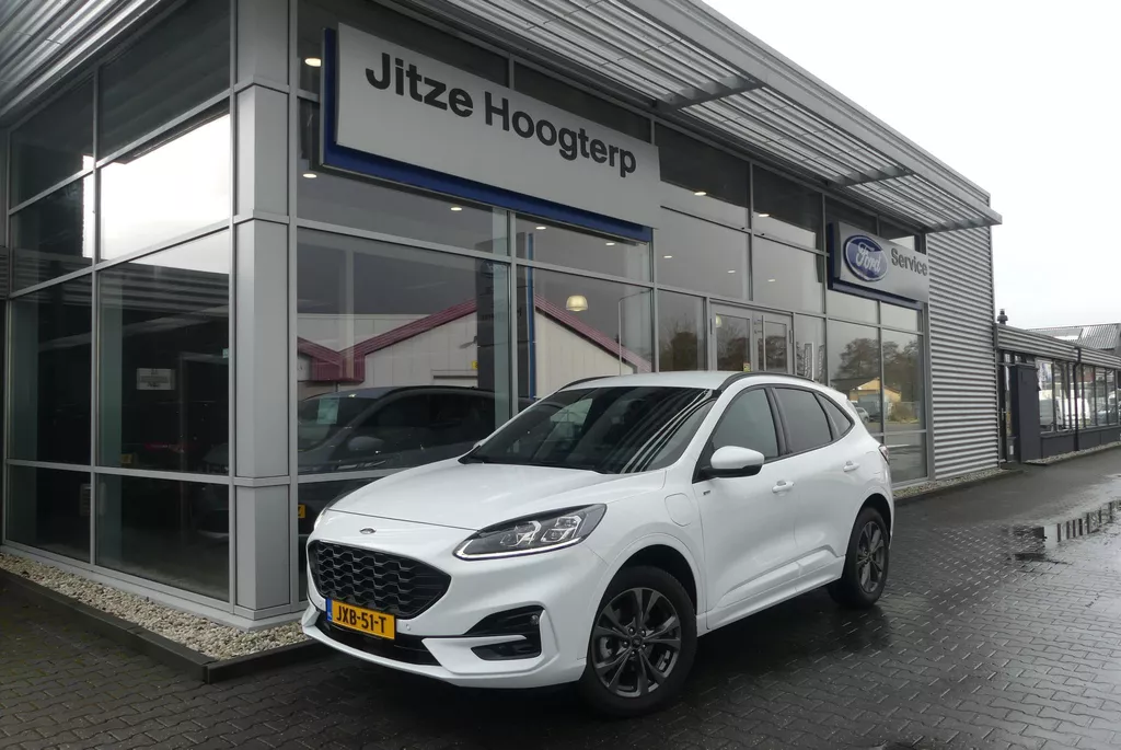 Ford Kuga 2.5 PHEV ST-Line X ELEKT. TREKHAAK (1.500KG), PANO, HUD, WINTER PACK, ADAPT. CRUISE, CLIMA, NAVI, CAMERA V&amp;A, PDC V&amp;A, APPLE CARPLAY/ANDROID AUTO, BLIS, KEYLESS, 49.416KM