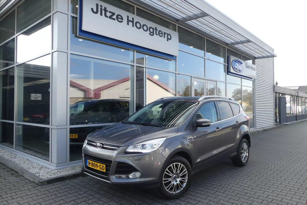 Ford Kuga 1.6 Titanium TREKHAAK AFNEEMBAAR (2.000KG), PANO, CRUISE, CLIMA, NAVI, PDC V&amp;A, VOORRUITVERWARMING, 163.077KM
