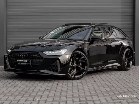 Audi RS6 Avant 4.0 TFSI quattro Pano Carbon Trekhaak Standkachel Luchtvering 22" Laser