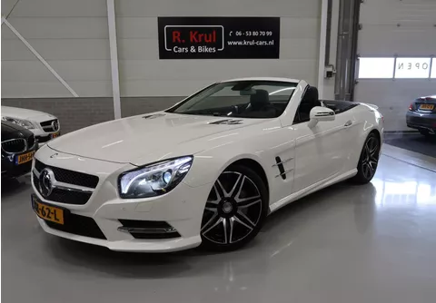 Mercedes-Benz SL-klasse 400 AMG Panoramadak Camera Harman Kardon AMG-Line Spoiler Stoelverkoeling Nekverwarming Elektr. windscherm Navigatie 1e Eigenaar Alle rekeningen aanwezig Nieuwstaat