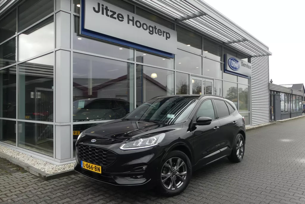 Ford Kuga 1.5 EcoBoost ST-Line X TREKHAAK AFNEEMBAAR (1.800KG), HUD, ADAPT. CRUISE, CLIMA, NAVI, CAMERA V&amp;A, PDC V&amp;A, APPLE CARPLAY/ANDROID AUTO, BLIS, KEYLESS, B&amp;O, ELEKT. ACHTERKLEP, ELEKT. STOEL, 95.665KM