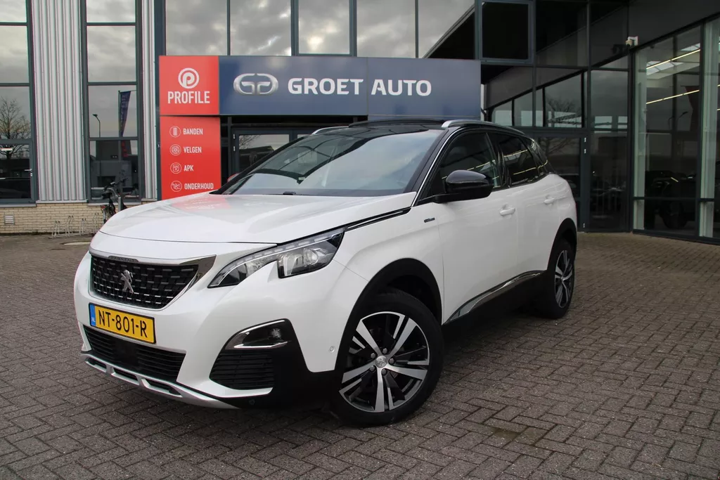 Peugeot 3008 1.2 PureTech 130pk GT Line Airco Panoramadak Navi Camera Carplay Dealer onderhouden