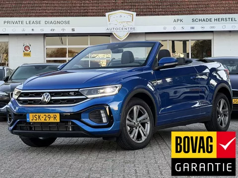 Volkswagen T-Roc Cabrio 1.5 TSI R-Line NAVI | TREKHAAK | RACING BLUE | BOVAG !!