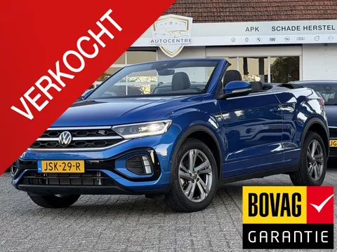 Volkswagen T-Roc Cabrio 1.5 TSI R-Line NAVI | TREKHAAK | RACING BLUE | BOVAG !!