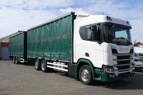 Scania R R500 NGS | Combi / Tautliner / Pritsche + Plane | Retarder | 561423Km | 2020 | Smart Tacho 2 | Hydraulic Roof | 6X2*4 | Lift/Steering Axle | Stand Klima | Park Airco | Euro6-D | TUV/MOT/APK 02-2027 | German Truck