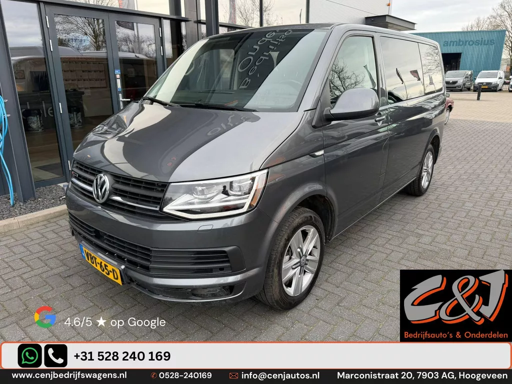 Volkswagen Transporter 2.0 TDI L1H1 4Motion Highline zijschade, airco, cruise, standkachel, automaat vol BTW