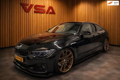 BMW 4-serie Gran Coup&eacute; 428i Executive|Uniek|Show staat|Maxton|Akra met klep|ST|EBC|NAVI|NAP|PDC|Galscoating|M velgen|leder|Stoelvw