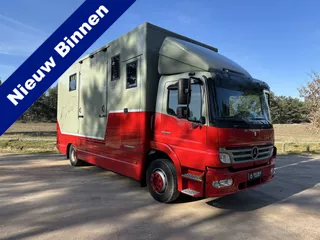 Roelofsen Mercedes-Benz Atego 1218 3-paards + koets paardenvrachtwagen