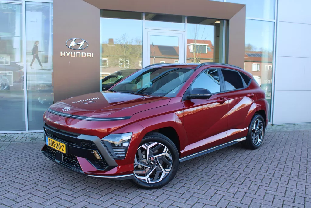 Hyundai Kona 1.6 GDI HEV N Line Automaat Hybrid Navi 360 Camera Carplay Bomvol!!!!!!!