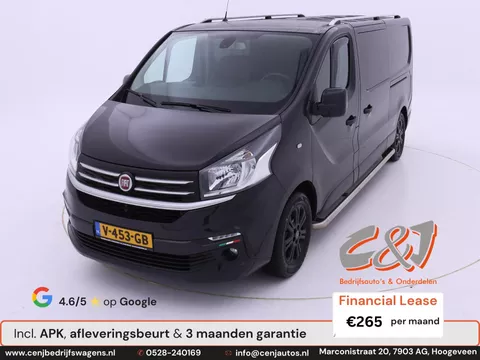Fiat Talento 1.6 MJ L2H1 DC SX Limited Edition 09/100 lease &euro;265 p/mnd 72 mnd