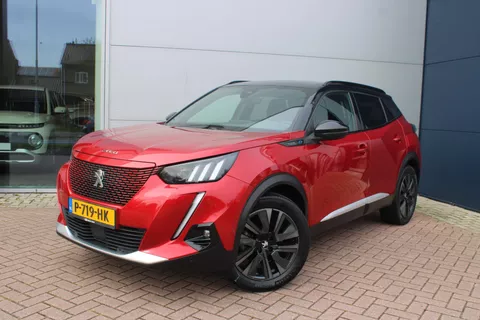Peugeot e-2008 EV GT Pack 50 kWh Airco Navi Camera Carplay Adaptive Cruise Dealer onderhouden