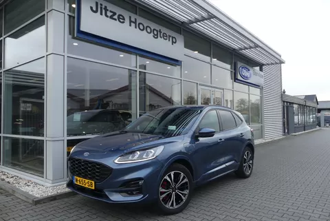 Ford Kuga 2.5 PHEV ST-Line X TREKHAAK AFNEEMBAAR (1.500KG), HUD, WINTER PACK, ADAPT. CRUISE, CLIMA, NAVI, CAMERA V&amp;A, PDC V&amp;A, APPLE CARPLAY/ANDROID AUTO, BLIS, KEYLESS, B&amp;O, ELEKT. ACHTERKLEP, ELEKT. STOEL, 84.709KM