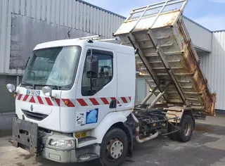 Renault Midlum 180 , Tipper , Manual , Spring Suspension , French Truck