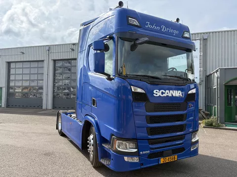 Scania S S500 NGS retarder/Alcoa's/Leather seats/2 x tank stand Airco,King of The Road