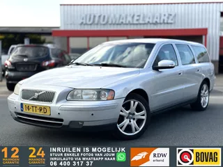 Volvo V70 2.4D Edition LEDER TREKHAAK AIRCO