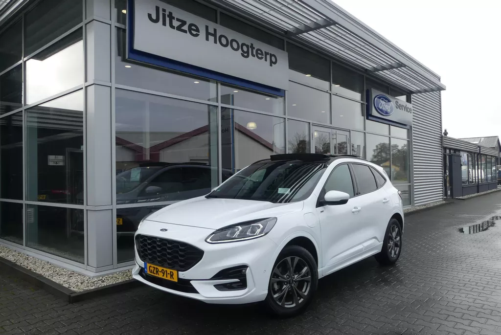 Ford Kuga 2.5 PHEV ST-Line ELEKT. TREKHAAK (1.500KG), PANO, HUD, WINTER PACK, ADAPT. CRUISE, CLIMA, NAVI, CAMERA V&amp;A, PDC V&amp;A, APPLE CARPLAY/ANDROID AUTO, BLIS, KEYLESS, B&amp;O, ELEKT. ACHTERKLEP, 49.416KM