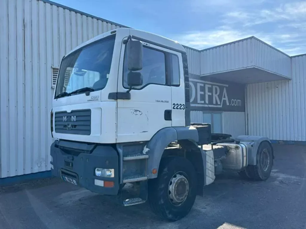 MAN TGA 18-350 , ZF Manual , Tipper Hydraulik , French Truck