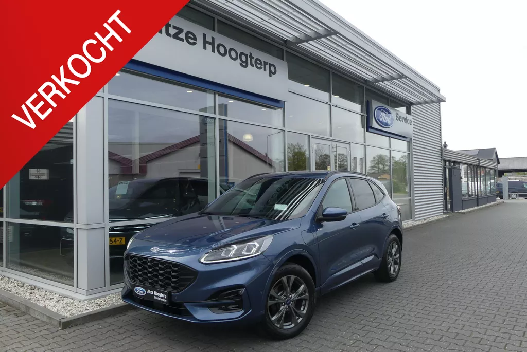 Ford Kuga 2.5 PHEV ST-Line X ELEKT. TREKHAAK (1.500KG), HUD, WINTER PACK, ADAPT. CRUISE, CLIMA, NAVI, CAMERA V&amp;A, PDC V&amp;A, APPLE CARPLAY/ANDROID AUTO, BLIS, KEYLESS, B&amp;O, ELEKT. ACHTERKLEP, ELEKT. STOEL, 19.478KM