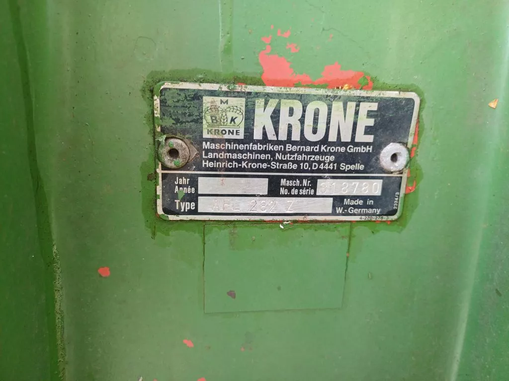Krone AFL 282 Z