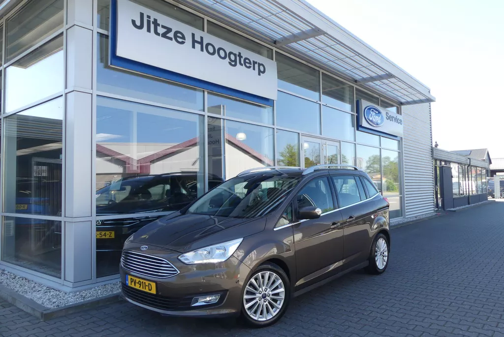 Ford C-Max 1.0 Titanium CRUISE, CLIMA, NAVI, PDC V&amp;A, APPLE CARPLAY/ANDROID AUTO, KEYLESS, ELEKT. ACHTERKLEP, VOORRUITVERWARMING, 121.704KM