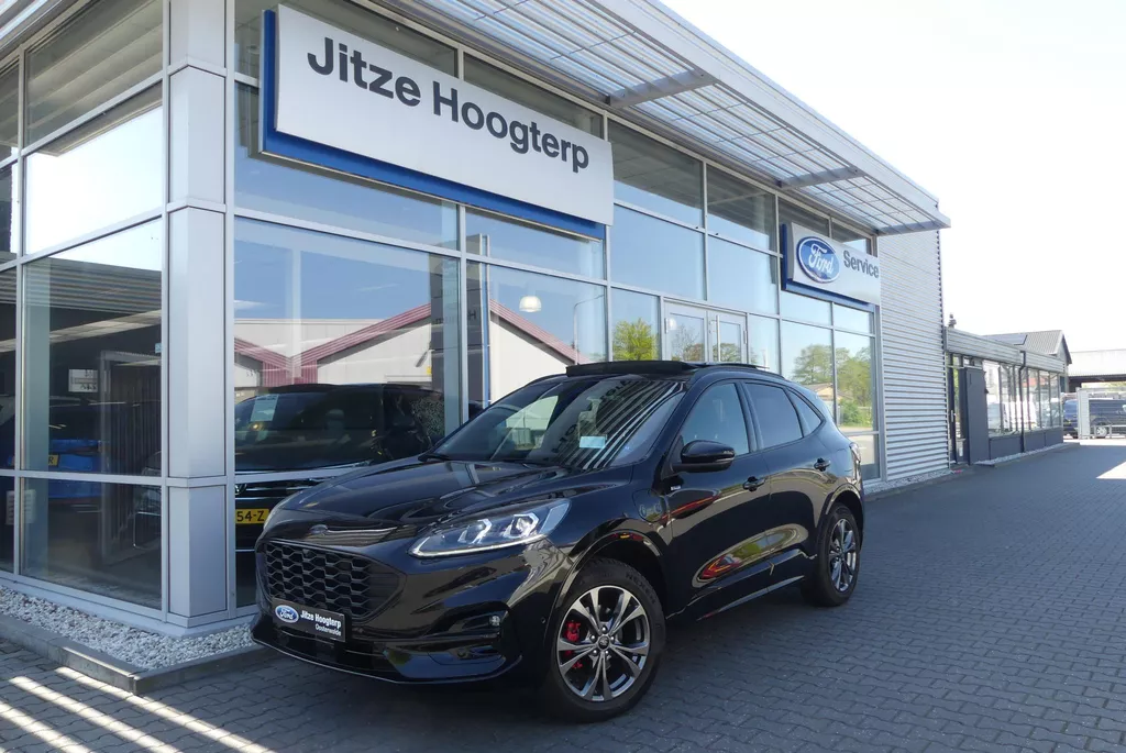 Ford Kuga 2.5 PHEV ST-Line X TREKHAAK AFNEEMBAAR (1.500KG), PANO, HUD, WINTER PACK, ADAPT. CRUISE, CLIMA, NAVI, CAMERA V&amp;A, PDC V&amp;A, APPLE CARPLAY/ANDROID AUTO, BLIS, KEYLESS, B&amp;O, ELEKT. ACHTERKLEP, ELEKT. STOEL, 49.648KM