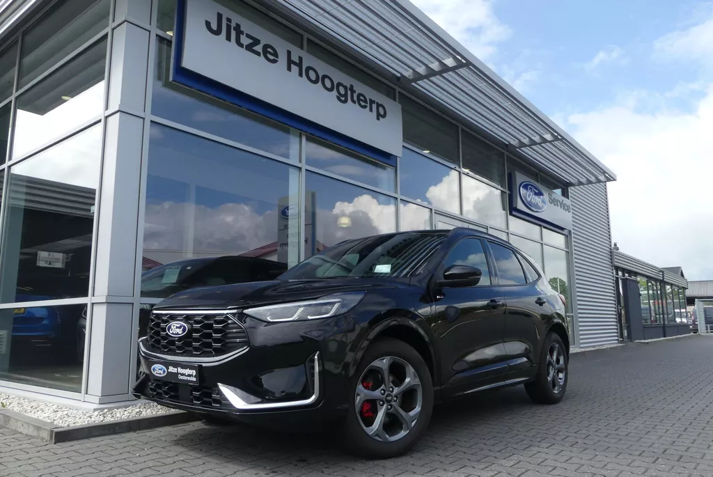 Ford Kuga 2.5 PHEV ST-Line X ELEKT. TREKHAAK (2.100KG), PANO, 360&deg; CAMERA, HUD, MEMORY, WINTER PACK, ADAPT. CRUISE, CLIMA, NAVI, PDC V&amp;A, APPLE CARPLAY/ANDROID AUTO, BLIS, KEYLESS, B&amp;O, ELEKT. ACHTERKLEP, ELEKT. PASSAGIERSSTOEL, 14.987KM