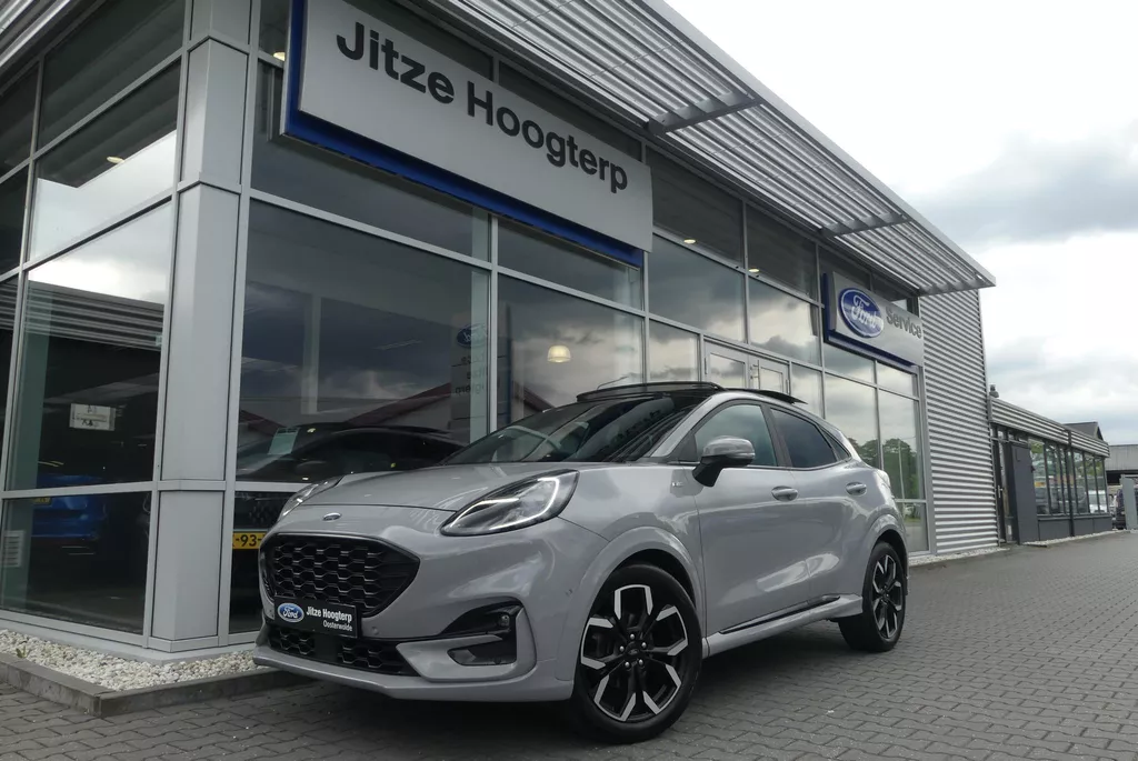 Ford Puma 1.0 EcoBoost Hybrid ST-Line X PANO, WINTER PACK, ADAPT. CRUISE, CLIMA, NAVI, CAMERA, PDC V&amp;A, APPLE CARPLAY/ANDROID AUTO, BLIS, KEYLESS, B&amp;O, ELEKT. ACHTERKLEP, 89.530KM