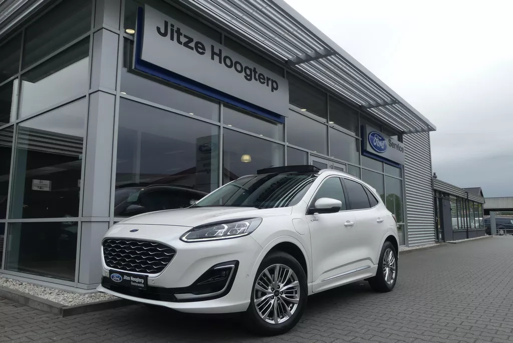 Ford Kuga 2.5 PHEV Vignale ELEKT. TREKHAAK (1.500KG), PANO, MEMORY, WINTER PACK, ADAPT. CRUISE, CLIMA, NAVI, CAMERA V&amp;A, PDC V&amp;A, APPLE CARPLAY/ANDROID AUTO, BLIS, KEYLESS, B&amp;O, ELEKT. ACHTERKLEP, 30.809KM