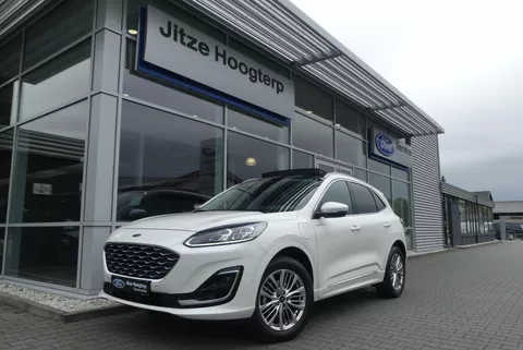 Ford Kuga 2.5 PHEV Vignale ELEKT. TREKHAAK (1.500KG), PANO, MEMORY, WINTER PACK, ADAPT. CRUISE, CLIMA, NAVI, CAMERA V&amp;A, PDC V&amp;A, APPLE CARPLAY/ANDROID AUTO, BLIS, KEYLESS, B&amp;O, ELEKT. ACHTERKLEP, 30.809KM