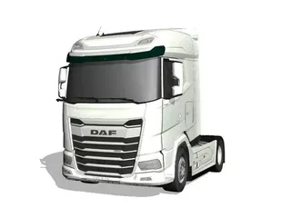 DAF XG 530 WIT SPIEGELS EXCLUSIVE AUDIO ALCOAS ADR FL+AT+EXII