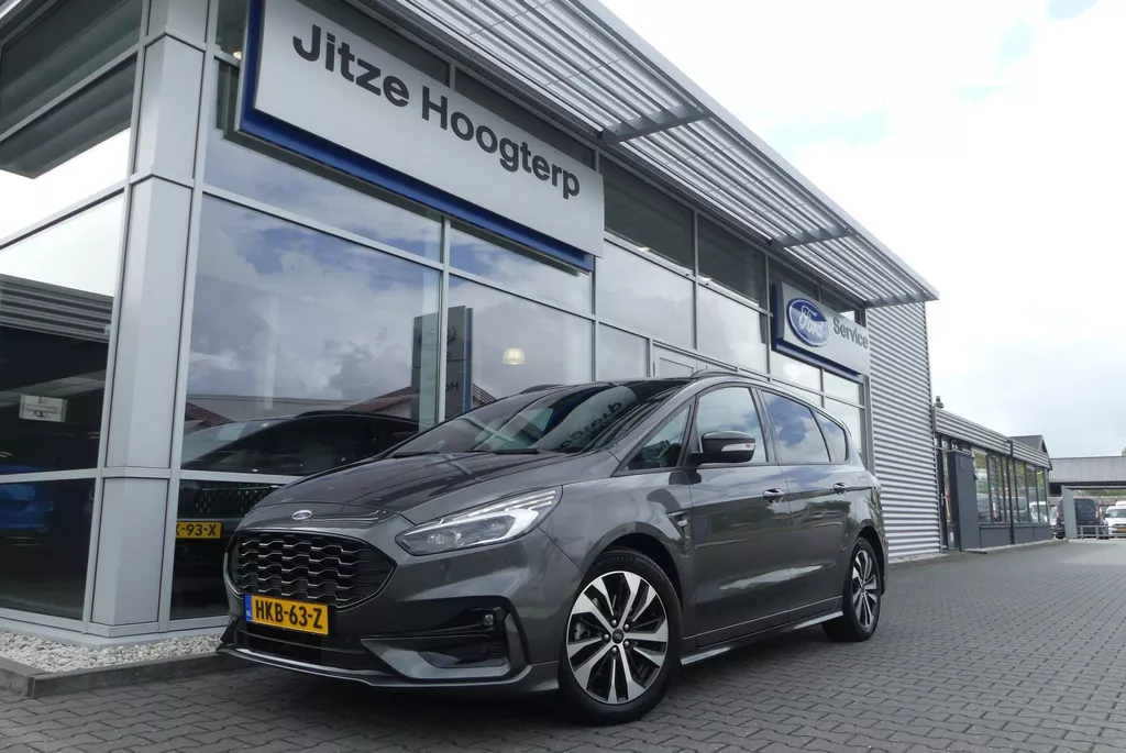 Ford S-Max 2.5 FHEV ST-Line AFN. TREKHAAK (1.750KG), WINTER PACK, MEMORY, ADAPT. CRUISE, CLIMA, NAVI, CAMERA, PDC V&amp;A, APPLE CARPLAY/ANDROID AUTO, KEYLESS, ELEKT. PASSAGIERSSTOEL, 49.150KM