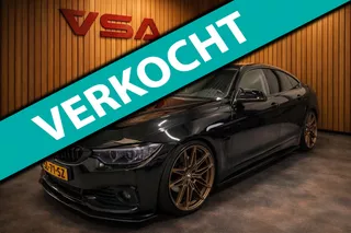 BMW 4-serie Gran Coup&eacute; 428i Executive|Uniek|Show staat|Maxton|Akra met klep|ST|EBC|NAVI|NAP|PDC|Galscoating|M velgen|leder|Stoelvw