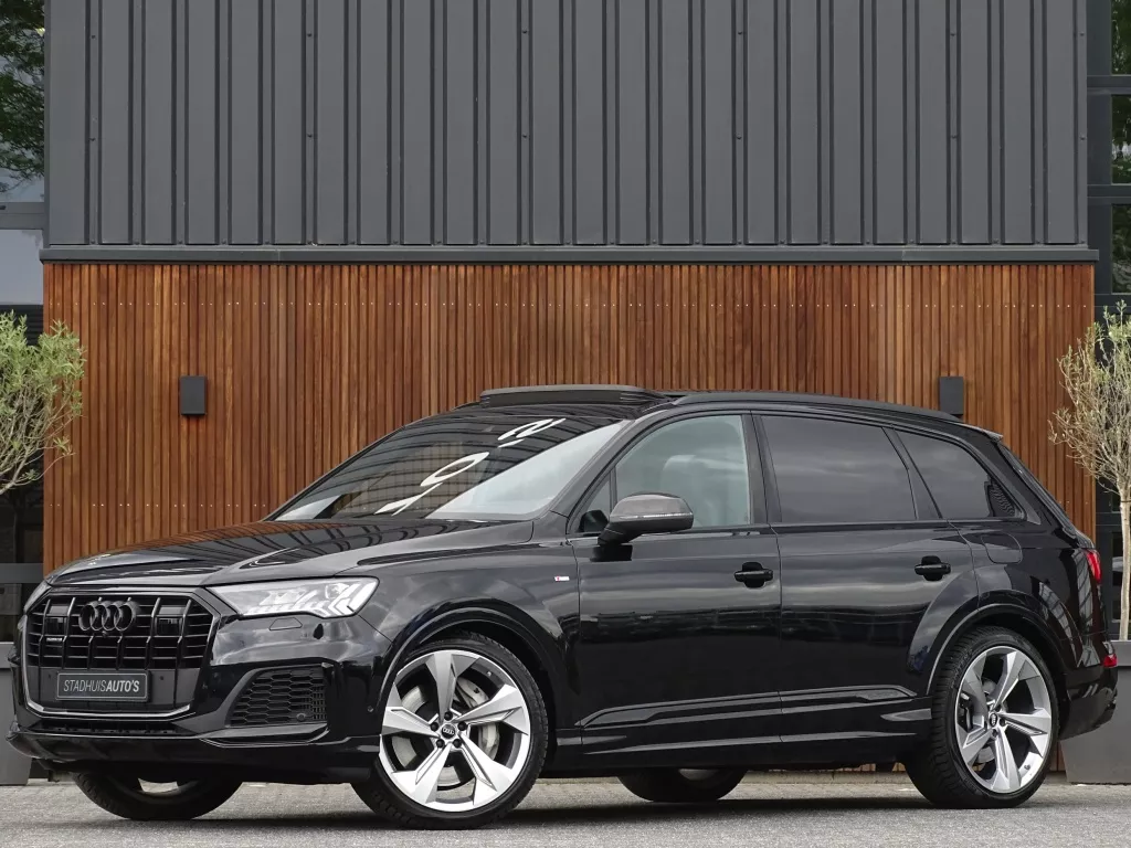 Audi Q7 55 TFSIe 381PK Quattro S-line / B&amp;O / Massage / Softclose / 360&deg;