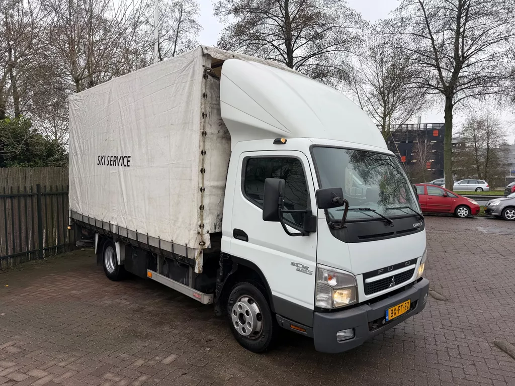 Mitsubishi CANTER 6C15 Laadklep 3Pers 6990NETTO Huifkar Euro5 Bakwagen