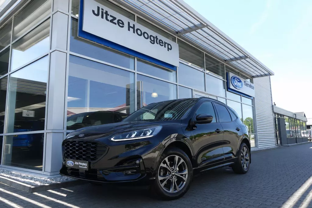 Ford Kuga 2.5 PHEV ST-Line X AFN. TREKHAAK (1.500KG), HUD, WINTER PACK, ADAPT. CRUISE, CLIMA, NAVI, CAMERA V&amp;A, PDC V&amp;A, APPLE CARPLAY/ANDROID AUTO, BLIS, KEYLESS, B&amp;O, ELEKT. ACHTERKLEP, ELEKT. STOEL, 62.953KM