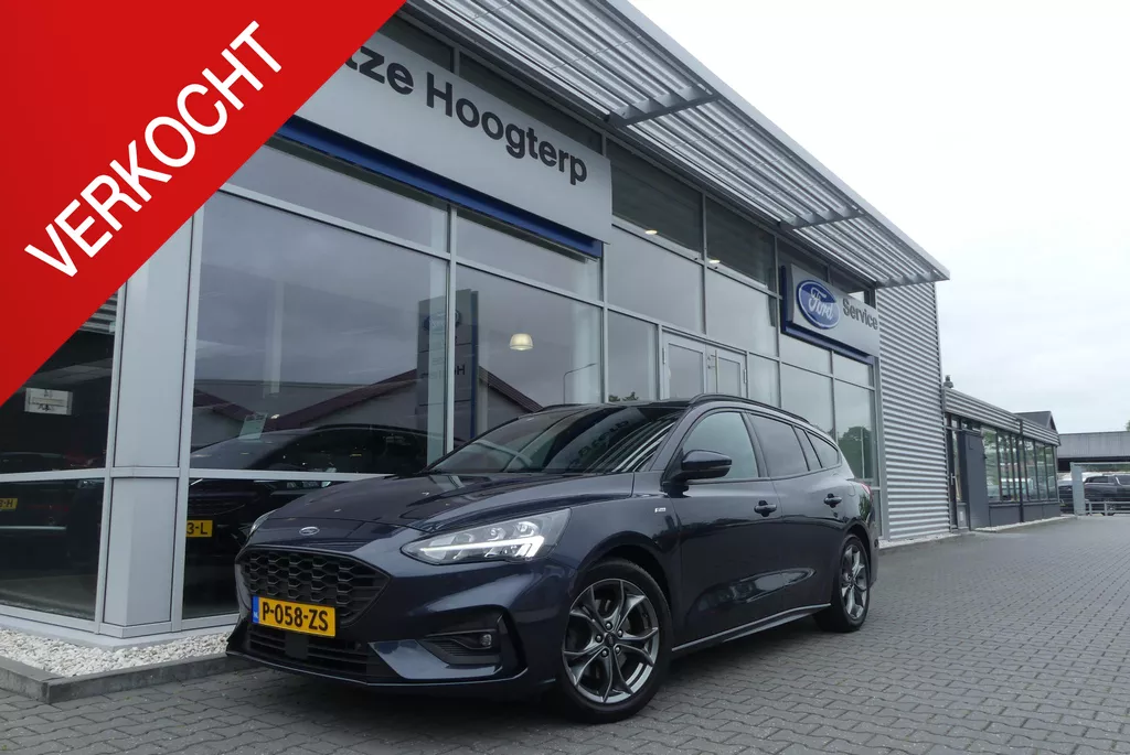 Ford Focus Wagon 1.5 EcoBoost ST Line X Business AFN. TREKHAAK (1.500KG), WINTER PACK, ADAPT. CRUISE, CLIMA, NAVI, CAMERA, PDC V&amp;A, APPLE CARPLAY/ANDROID AUTO, BLIS, KEYLESS, 124.682KM