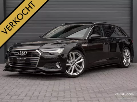 Audi A6 Avant 45 TFSI quattro S-Line Pano 360 HUD B&amp;O Trekhaak S6 Leer E-Stoelen Sfeer 21"