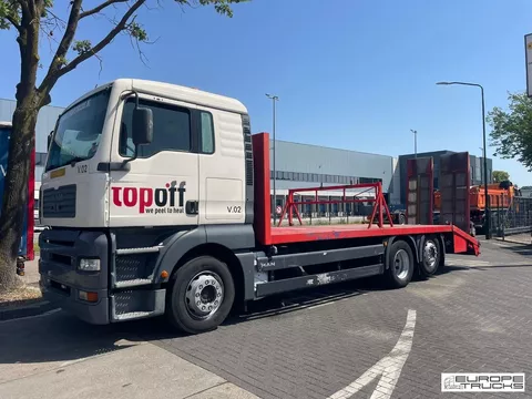 MAN TGA 26.310 Machinetransporter - Rampen - APK/Tuv - Belgian Truck T07769