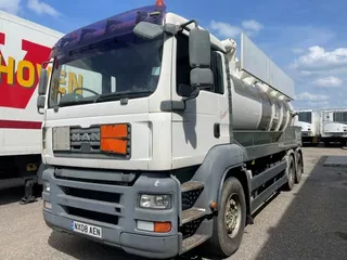 MAN 26.364 Vacuum tank,saug,dr&uuml;ck,13.000 l,manual,pump,Inox,6X4