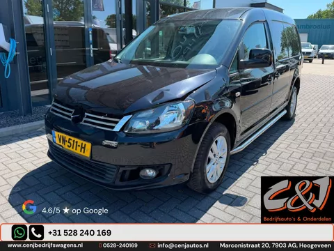 Volkswagen Caddy 1.6 TDI Maxi voorschade, airco, cruise, stoelverw, lmv, leer, VOL, btw