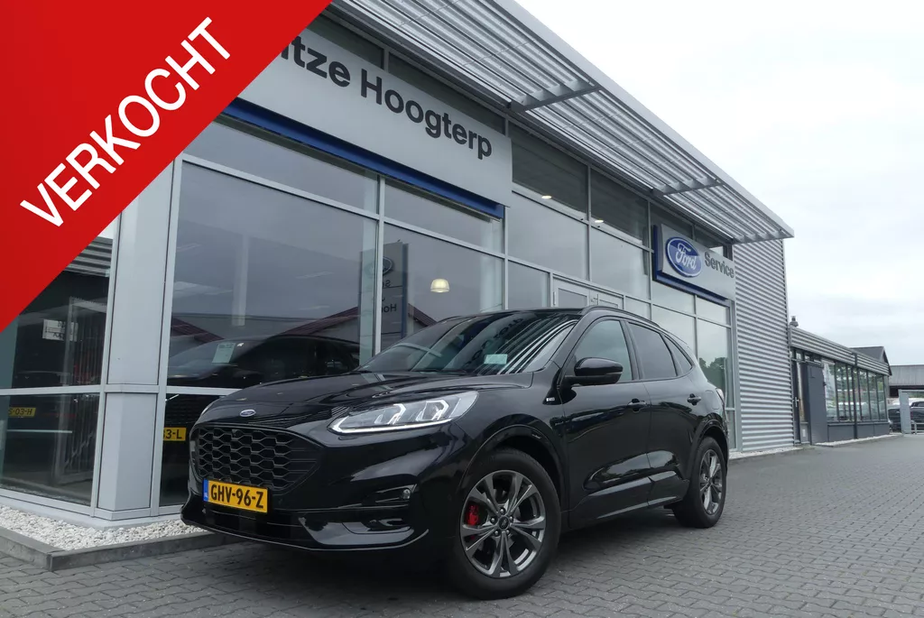 Ford Kuga 1.5 EcoBoost ST-Line X AFN. TREKHAAK (1.800KG), HUD, WINTER PACK, ADAPT. CRUISE, CLIMA, NAVI, CAMERA V&amp;A, PDC V&amp;A, APPLE CARPLAY/ANDROID AUTO, BLIS, KEYLESS, B&amp;O, ELEKT. ACHTERKLEP, ELEKT. STOEL, 41.979KM