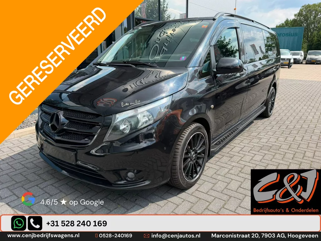 Mercedes-Benz Vito Tourer 116 BlueTEC Pro Extra Lang 9 pers. voor/achter schade, airco, cruise, navi, LMV, MARGE