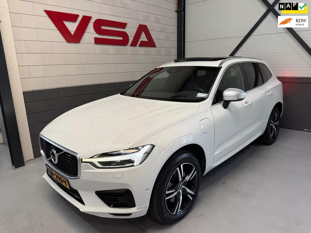 Volvo XC60 2.0 T8 Twin Engine AWD R-Design|1 eigenaar|NAP|Hybrid|407PK|Panorama|DO|Head-up display|Trekhaak|Leder|Carplay|all-in