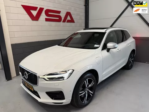 Volvo XC60 2.0 T8 Twin Engine AWD R-Design|1 eigenaar|NAP|Hybrid|407PK|Panorama|DO|Head-up display|Trekhaak|Leder|Carplay|all-in