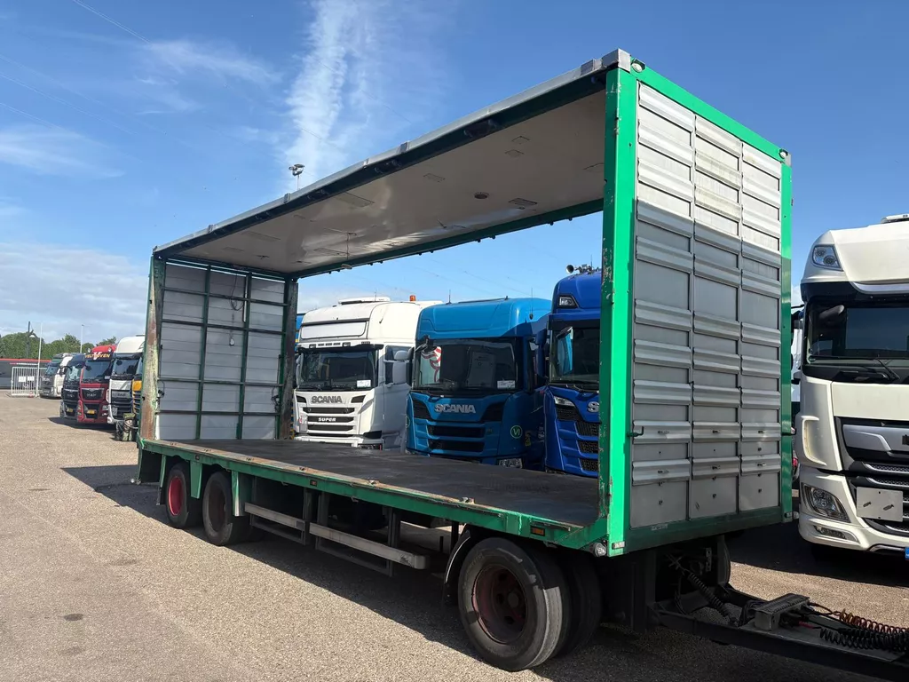 CUPPERS SA 10-18 L Floor 850 x 250 x 290, lifting roof,BPW, drumbrakes