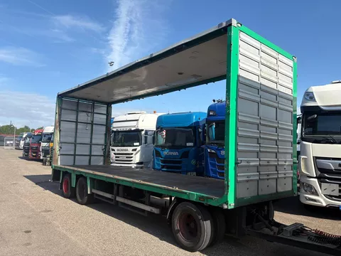 CUPPERS SA 10-18 L Floor 850 x 250 x 290, lifting roof,BPW, drumbrakes