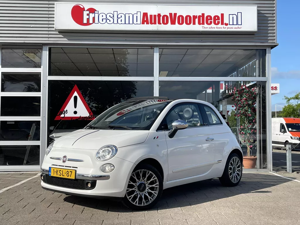 Fiat 500 C 0.9 TwinAir Lounge /Cabrio/Climate/PDC/Lederen interieur/Xenon/