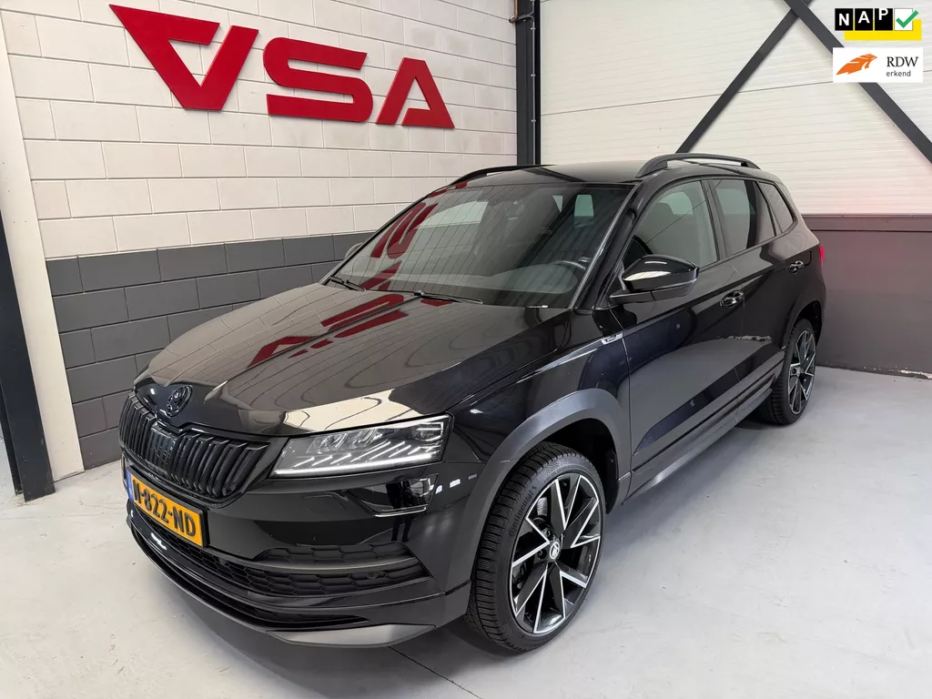 Skoda Karoq 1.5 TSI ACT Sportline Business|Trekhaak|Carplay|Cruise|Automaat|1500kg trekgewicht|NAP|All-in prijs